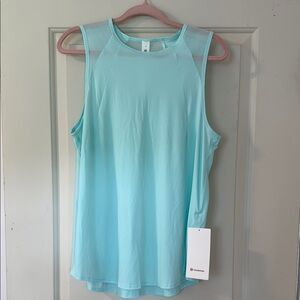 Lululemon Sculpt Tank Aqua Tank Top  Sleeveless New with Tags Size 10